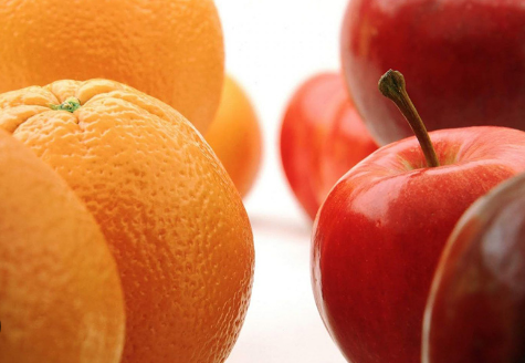 سموزى البرتقال والتفاح