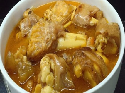 طاجن كوارع بحمص الطبيخ