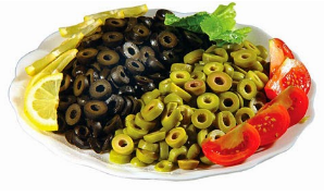 زيتون المائدة المخلل (الاسود والاخضر)